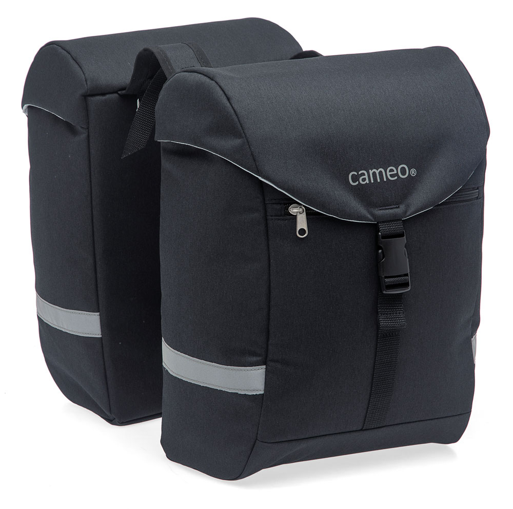 Dubbele fietstas New Looxs Cameo Sports 28 liter 29 x 15 x 33 cm - zwart - Afbeelding 3