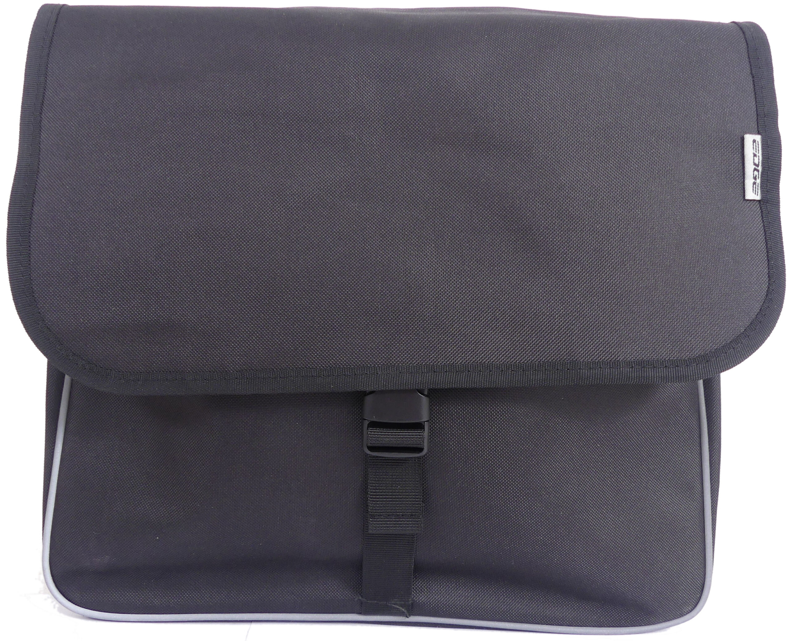 Dubbele fietstas Edge Basic Shopper 26 liter 33 x 36 x 12cm (2x) - zwart - Afbeelding 3