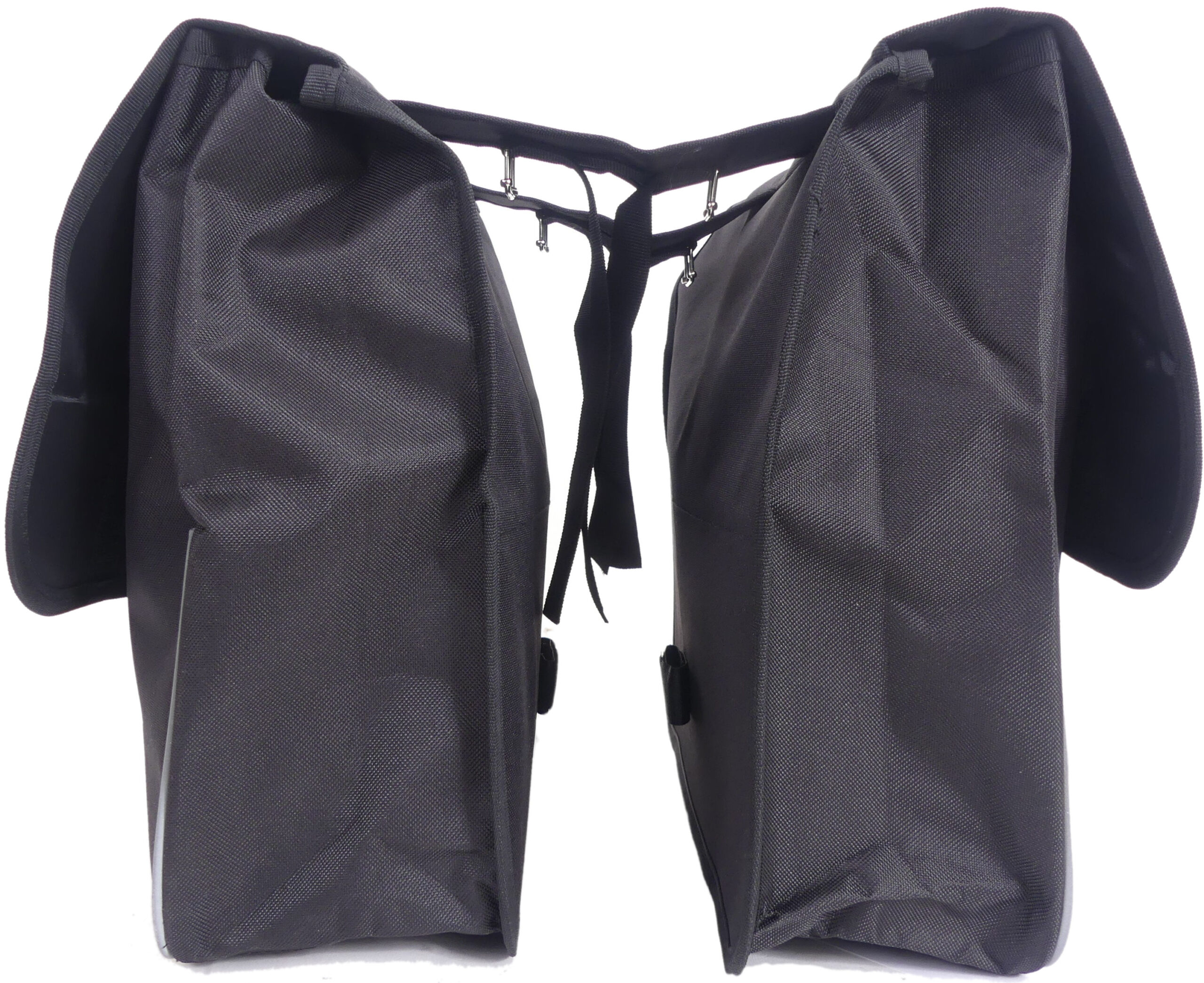 Dubbele fietstas Edge Basic Shopper 26 liter 33 x 36 x 12cm (2x) - zwart - Afbeelding 2