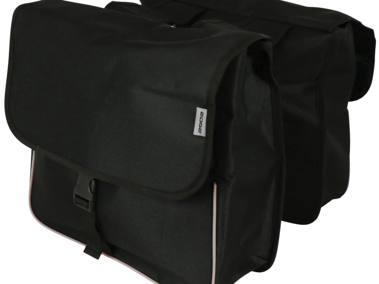 Dubbele  fietstas Edge Basic Shopper 32 liter 32 x 38 x 13cm (2x) - zwart