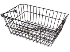 Fietsmand Basil Cairo met dragerbevestiging 41 x 31 x 17 cm - zwart