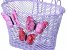 Kinderfietsmand Basil Jasmin Butterfly 28 x 20 x 19 cm - lila
