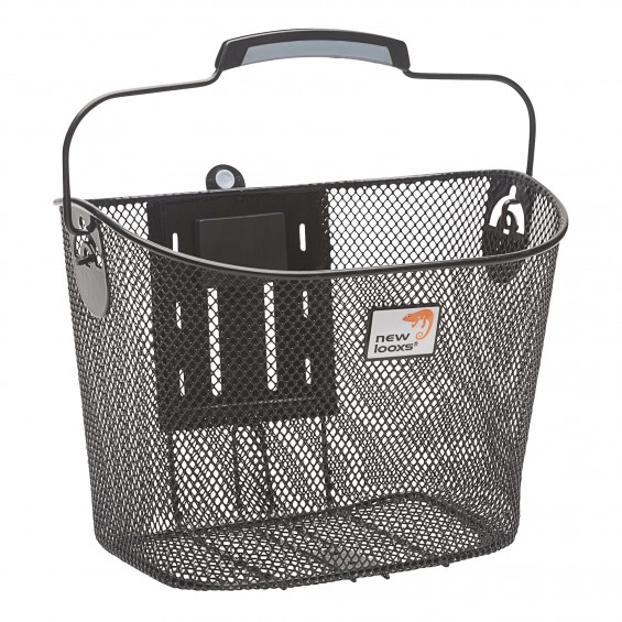 Fietsmand New Looxs Toscane Smartlock 19 liter 34 x 25 x 25 cm - zwart
