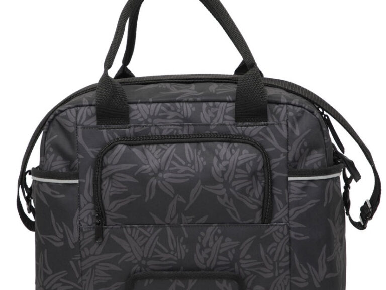 Fietsschoudertas New Looxs Bari Bamboo 13 liter 37 x 18 x 26 cm - zwart