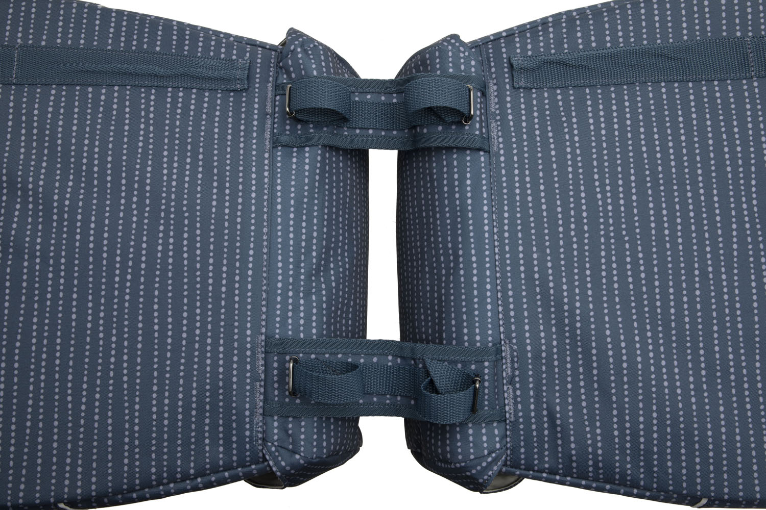 Dubbele fietstas New Looxs Joli Double Nomi 37,0 liter 38 x 18 x 30 cm (x2) - blauw - Afbeelding 2