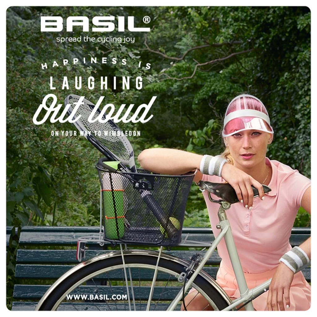 Fietsmand Basil Bold large - inclusief Clever bevestigingssysteem 45 x 34 x 31 cm - zwart - Afbeelding 4