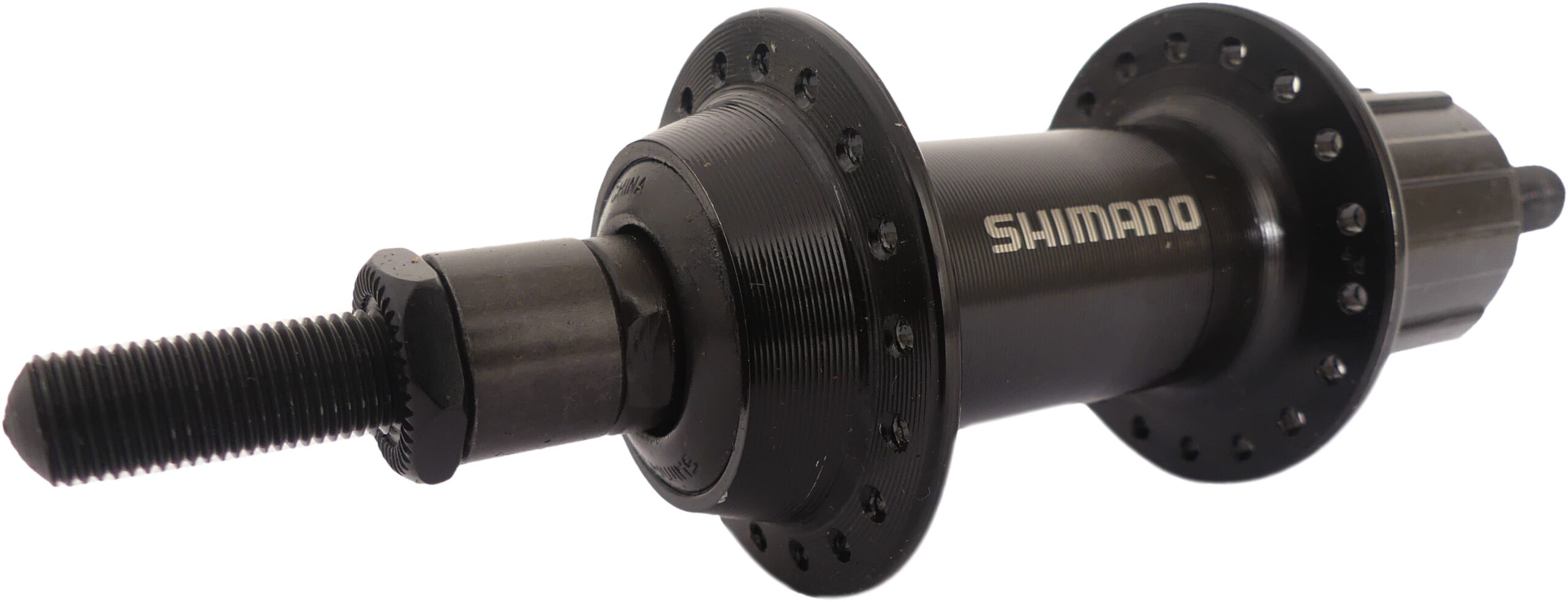 Achternaaf 7 speed Shimano FH-TY500 36 gaats - vaste as - zwart - Afbeelding 3