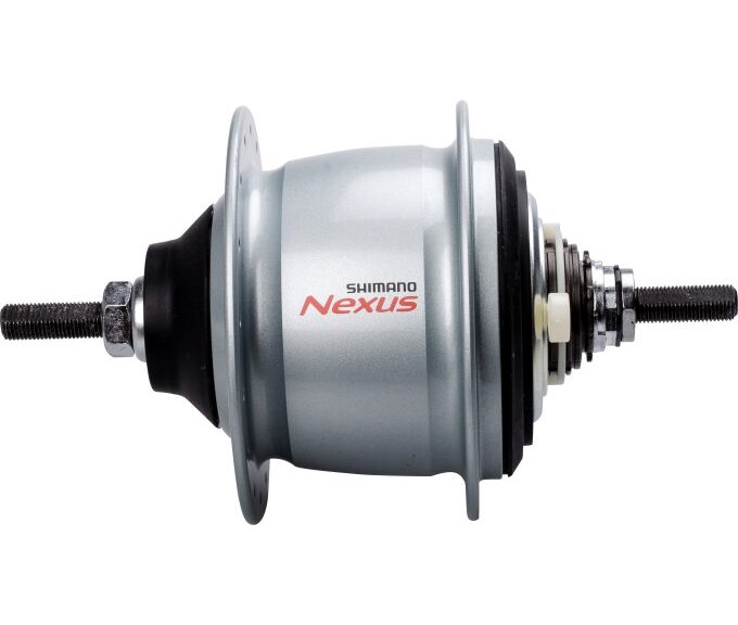 Versnellingsnaaf Shimano Nexus 8 SG-C6001 voor rollerbrakes / velgrem - 36 gaats - zilver