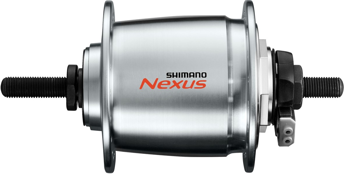Dynamo naaf SHIMANO DH-C6000-1R 36 gaats 6V/1,5 Watt voor rollerbrake - zilver
