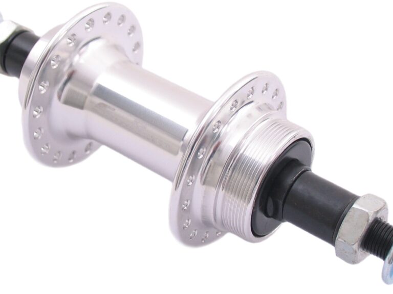Achternaaf Sunrace HBM45 voor 7 speed freewheel - 36 gaats met vaste as - zilver