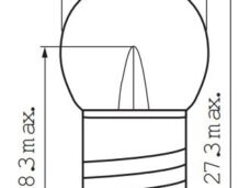 Lampje (voor) Edge 6V 0.45 Watt met schroefdraad