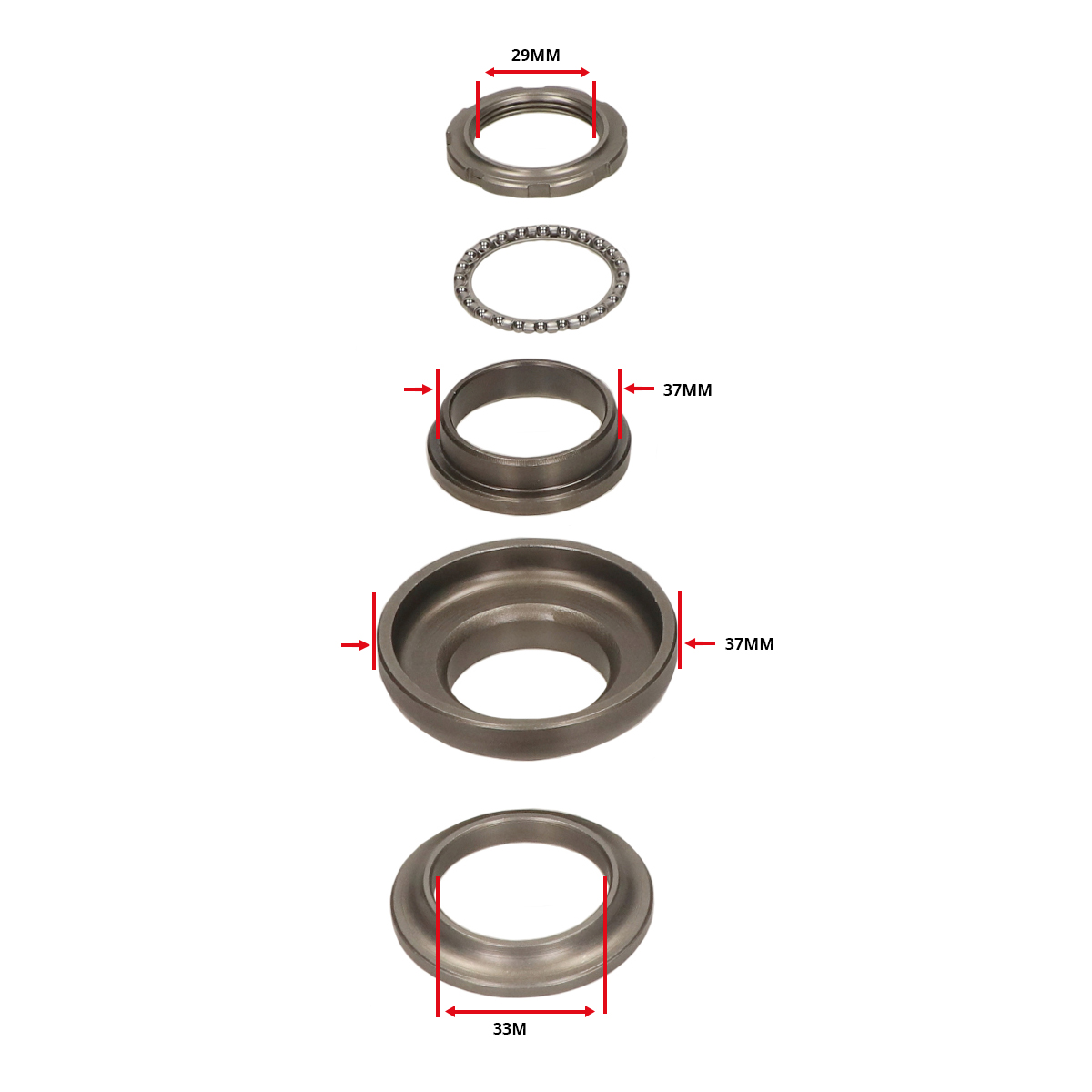 Balhoofdset Dmp A-kwaliteit Elyseo, Looxor, Ludix, Speedfight, Squab, Tkr, Viva - Afbeelding 4
