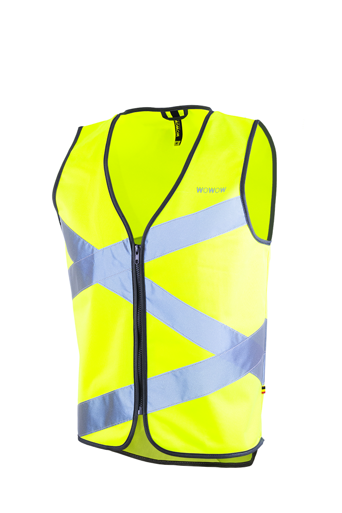 Reflecterend hesje Wowow Crossroad X-Large - geel - Afbeelding 2