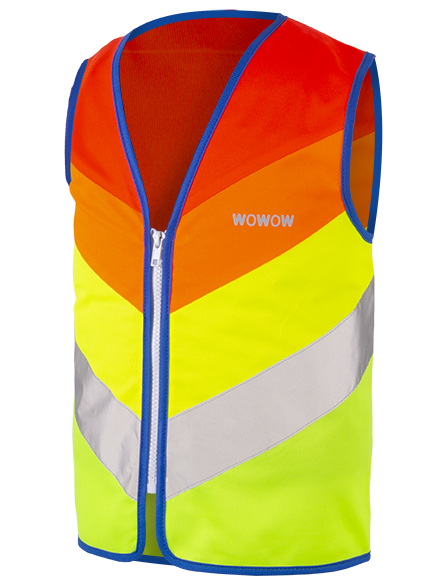 Reflecterend hesje voor kinderen Wowow Rainbow Small - rood/geel/groen