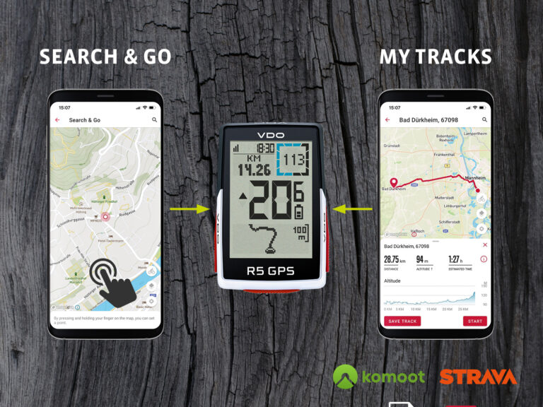 Fietscomputer VDO R5 GPS