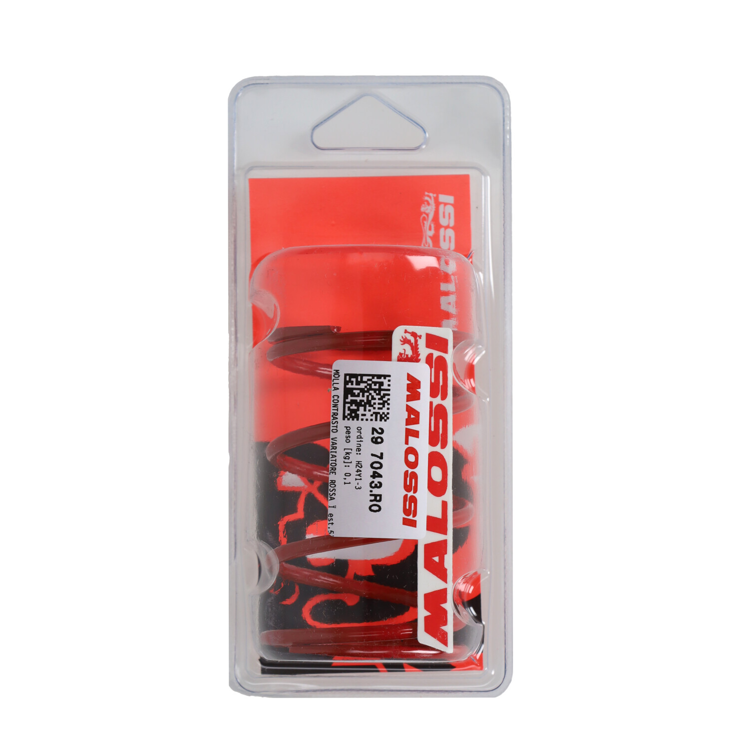 Koppelingdrukveer Malossi 4.2 Rood Dj, Piaggio, Sco Gy6, Sco Honda, Sv, V-clic 297043.r0 - Afbeelding 2