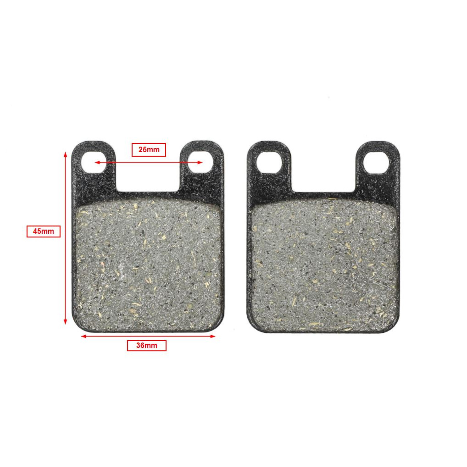 Remblokset Polini Model Ajp Beta Rr50, Fantic Enduro, Ludix, Rieju Mrt, Rs, Senda, Tzr, Vent Baja, Vent Derapage 174.0015 - Afbeelding 2