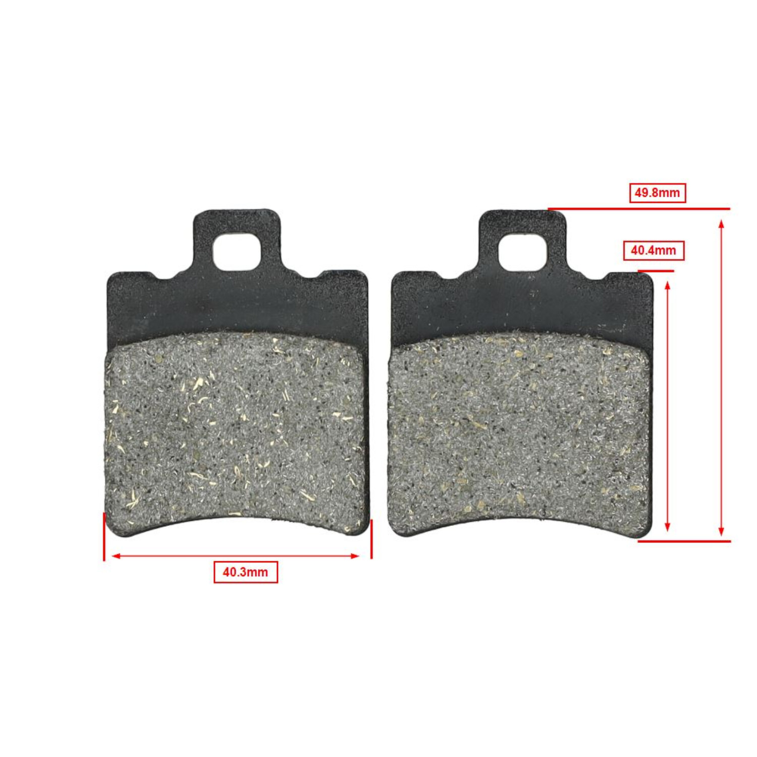 Remblokset DMP (made in EU) brembo voor Aerox, Buxy, Habana, Mojito, Neo, Neo VA2008, SFX, Speedake, SR OT, X8R, Zest - Afbeelding 3