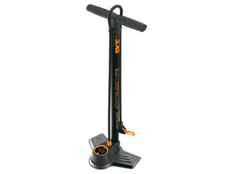 Fietspomp SKS Air-X-Plorer DIGI 10.0 10 Bar - AV, SV, DV (MV EASY)