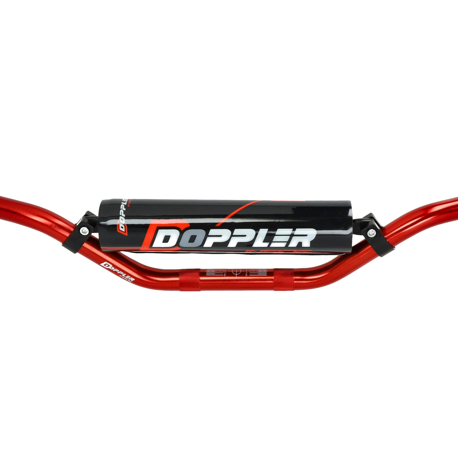 Stuur Doppler + Stuurpad D22.2 - L740 - H70mm Rood Derbi, Senda, Schakelbromfiets, Sherco 502007 - Afbeelding 3