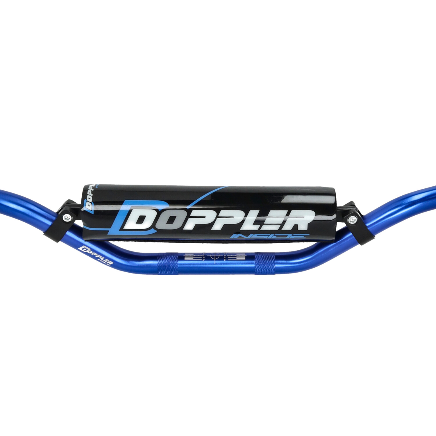 Stuur Doppler + Stuurpad Blauw D22.2 - L740 - H70mm Derbi, Senda, Schakelbromfiets, Sherco 502009 - Afbeelding 3