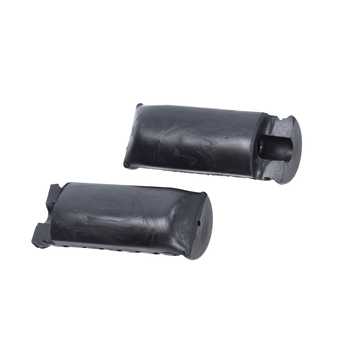 Voetsteunrubberset Zwart 2pcs Puch Macho - Afbeelding 3