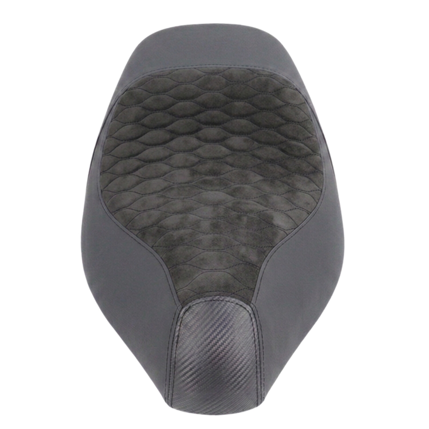 Buddydek Regia Alcantara Rs Carbon Kort Model 1997/2002 Gilera Zwart/zwart Runner 50/125/180/200 - Afbeelding 3