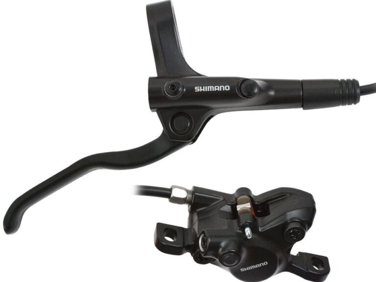 Hydraulische schijfremset Shimano MT200 achter - zonder remschijf - zwart
