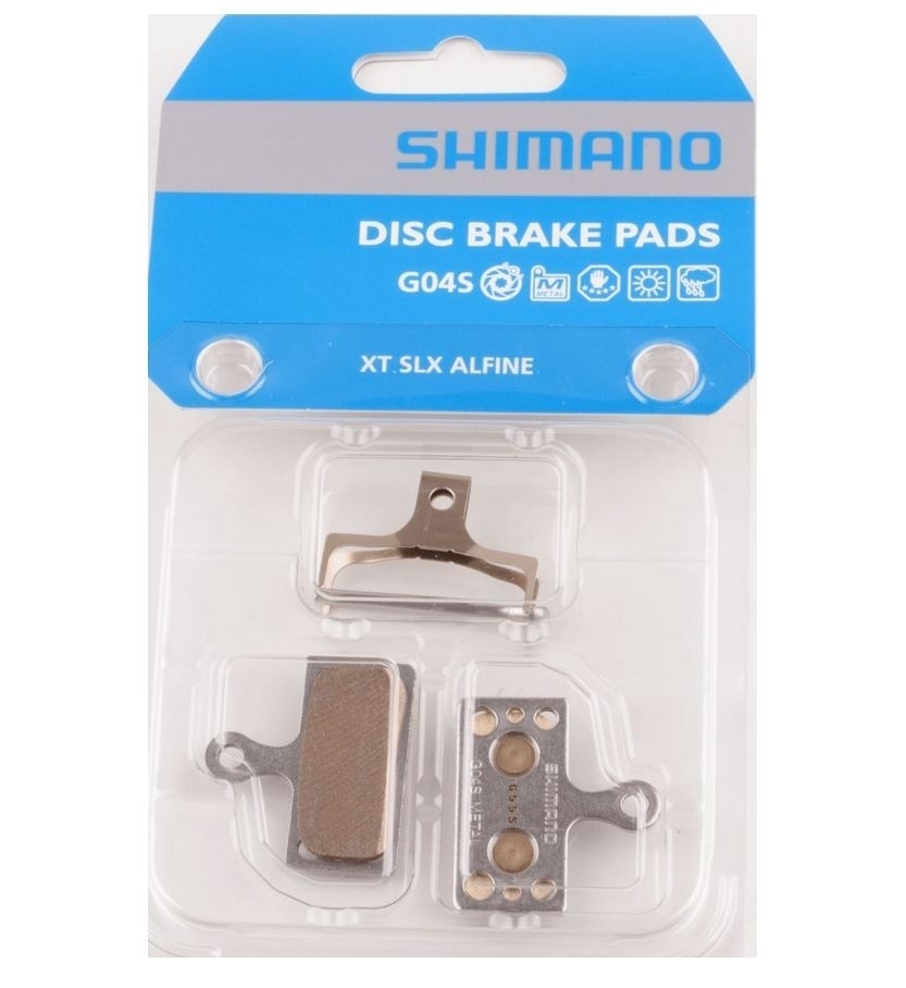 Schijfremblokset Shimano Deore XT G04S Metal BR-M8000 (1 paar) - Afbeelding 2
