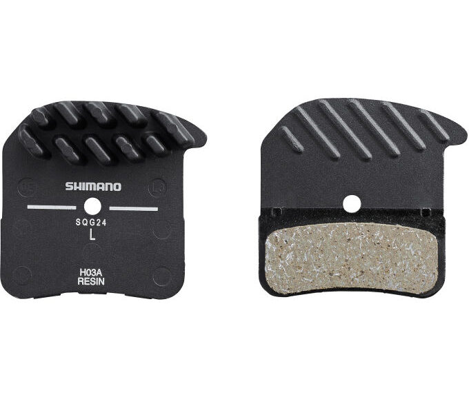 Schijfremblokset Shimano H03A Resin met koelvinnen