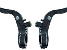 Remgreepset Promax Cycle Cross aluminium - zwart