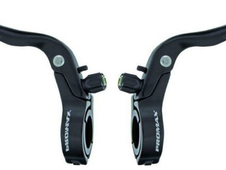 Remgreepset Promax Cycle Cross aluminium - zwart