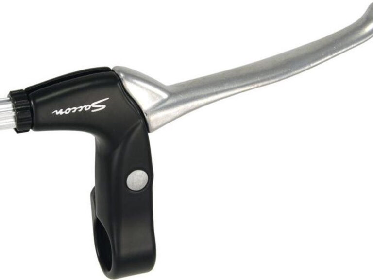 Remgreepset Saccon voor rollerbrake - 4 vingers - zwart / zilver