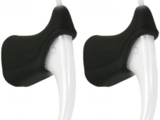 Remgreepcoverset Saccon race - zwart (externe kabel)