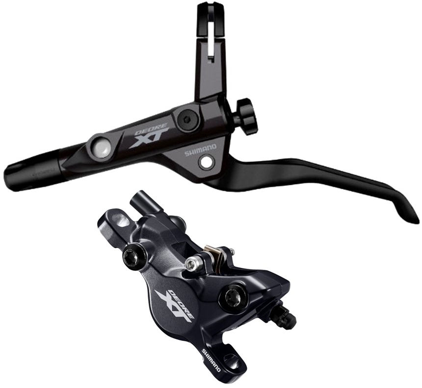 Schijfremset voorzijde Shimano Deore XT M8100/T8100 I-spec - zonder remschijf (werkplaatsverpakking)