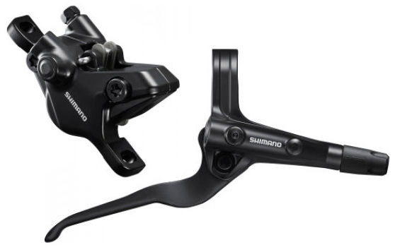 Set freni a disco idraulici Shimano MT402-3 / MT410 anteriori - senza disco freno - neri