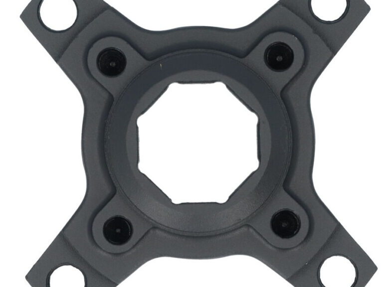Crank spider Miranda voor Brose Boost motor 4-arm Bcd 58/104 mm  - aluminium zwart