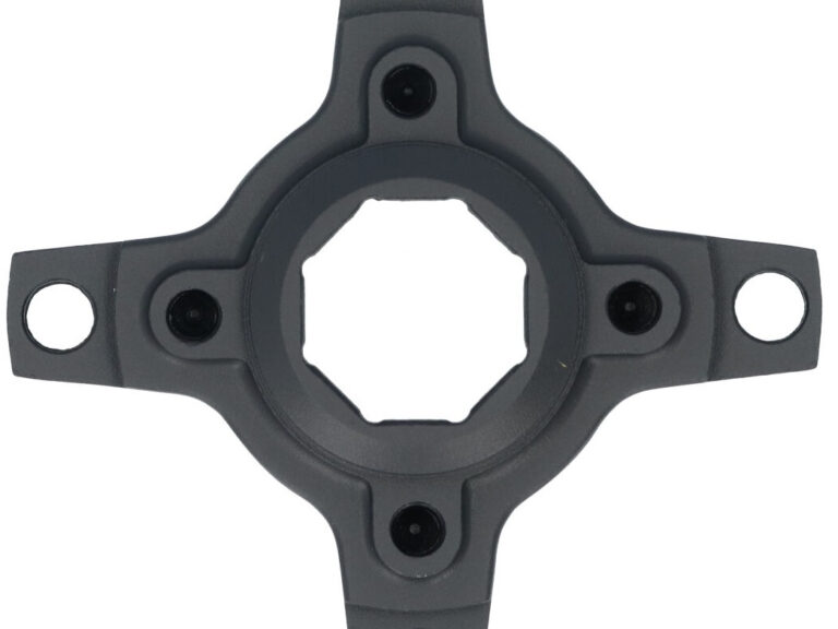Crank spider Miranda voor Brose Boost motor 4-arm BCD 55/104 mm  - aluminium zwart