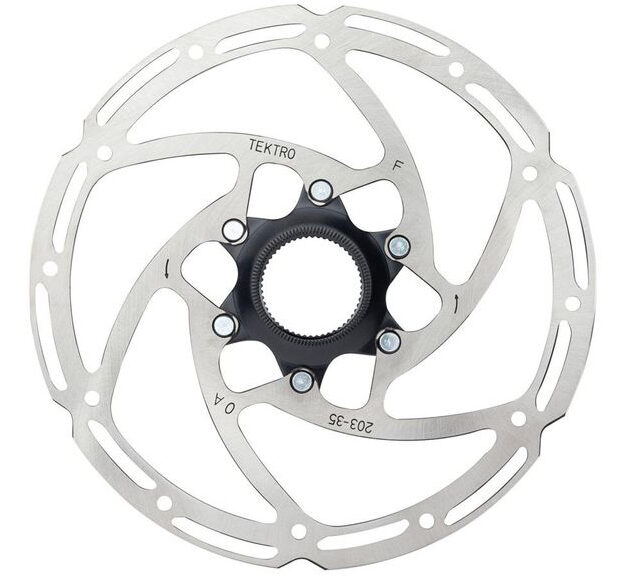 Remschijf Tektro Tr203-35 ø203mm Centerlock - zilver (werkplaatsverpakking)