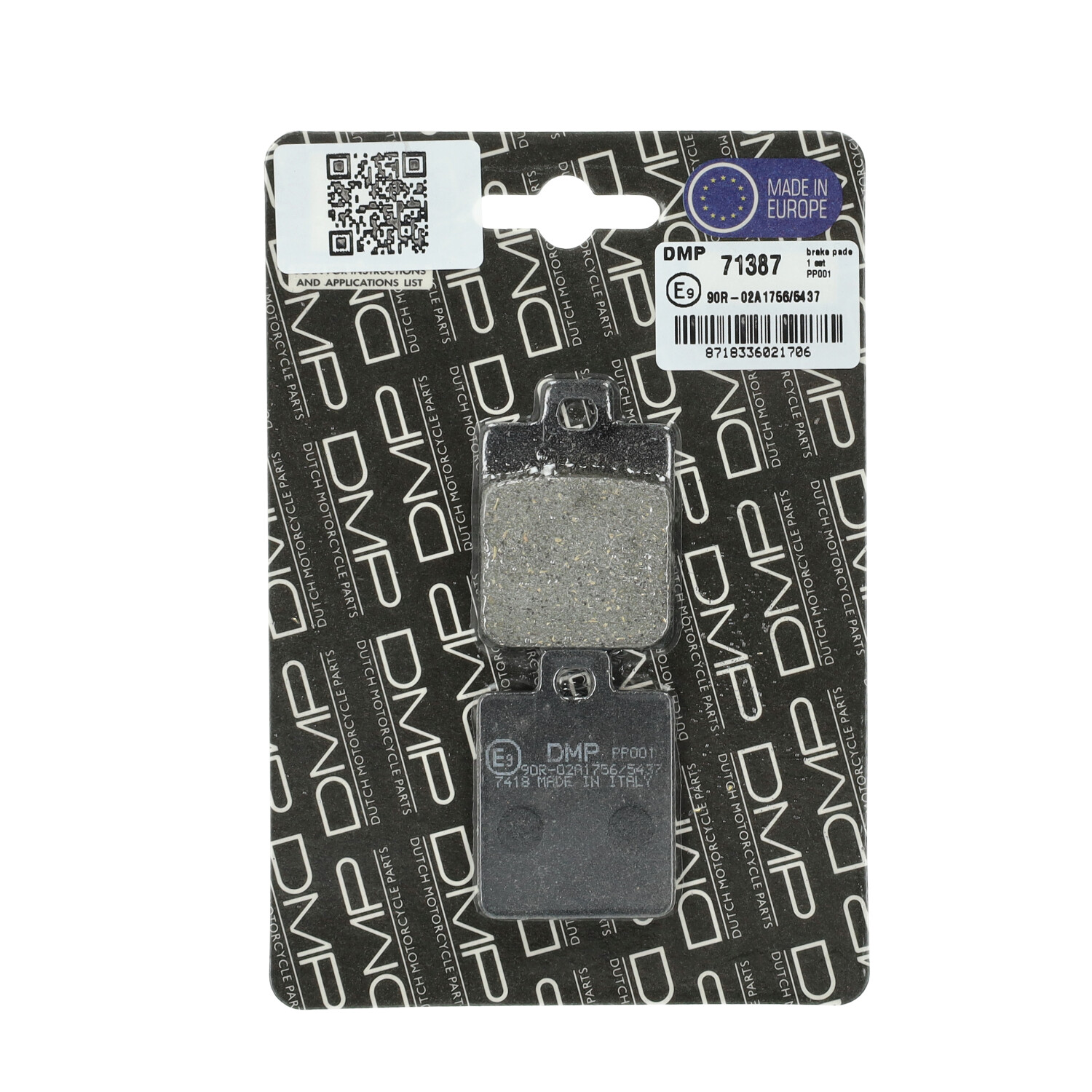 Remblokset Dmp (made In Eu) Voor+achter Ecooter E2, Tweet, Dna, Lxv, Mp3, Nrg, Runner, Stalker, Symphony Sr, Vespa Lx, Vespa S - Afbeelding 4