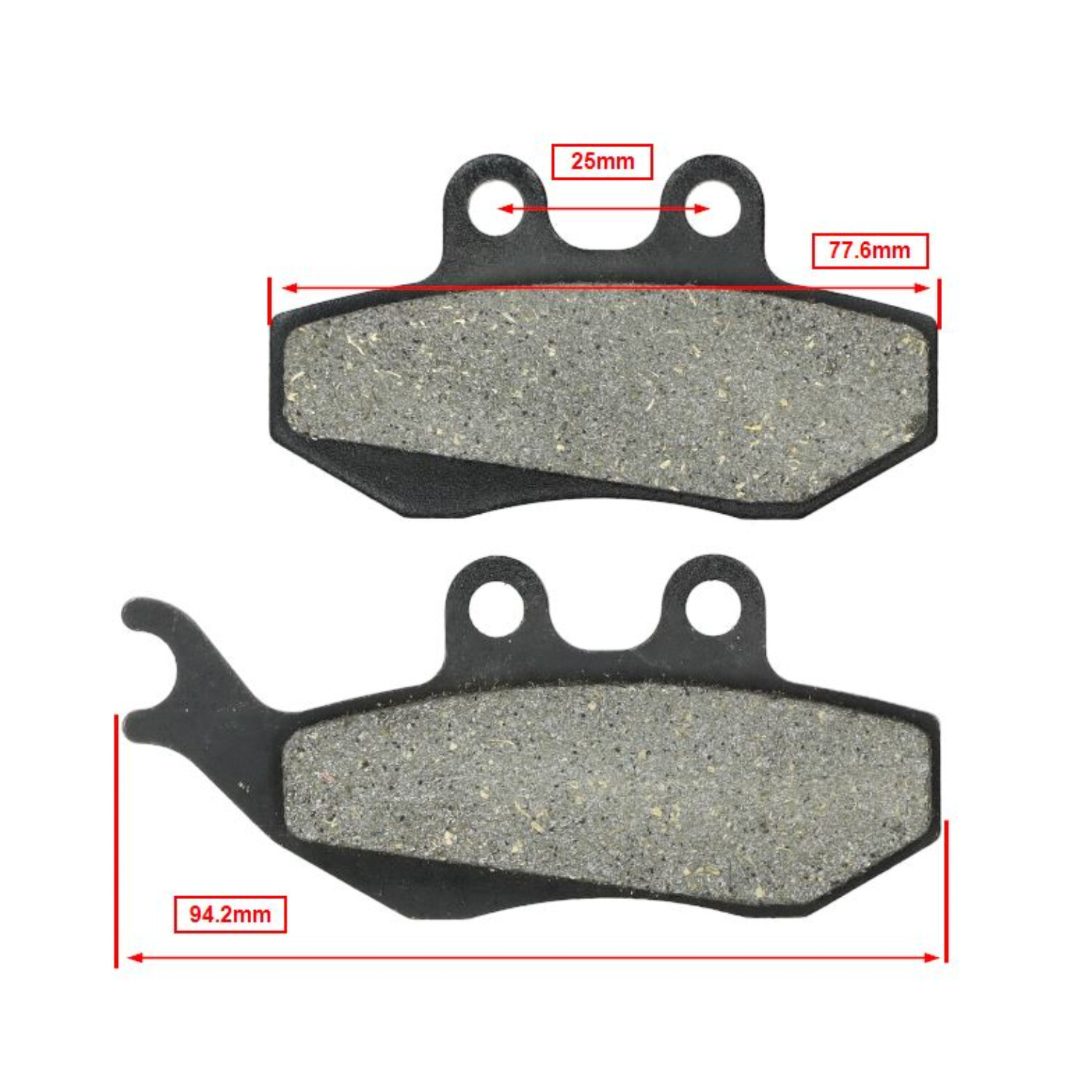 Remblokset Polini Voor Beta Rr50, Dna, Dt50sm, Gts 250cc, Runner 180cc 4t, Runner Pro, Senda Drd Pro, Tzr, Vent Baja, Vent Derapage 174.0017 - Afbeelding 3