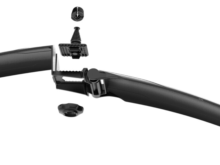 Voorspatbord 26-29" Polisport Mud Pro - suspension vork - zwart