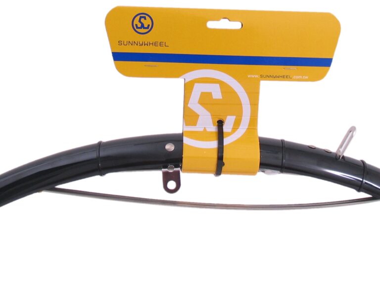 Voorspatbord 28" kunststof 50 mm - zwart