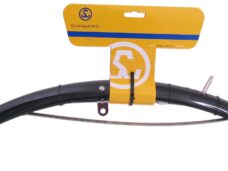 Voorspatbord 28" kunststof 45 mm - zwart