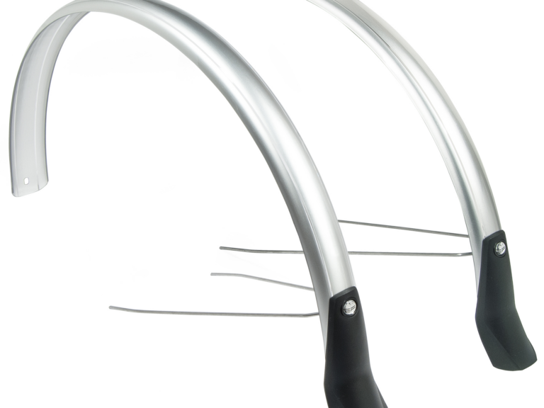 Spatbordset Eurofender Elegance 28" x 46 mm - smoke / titanium