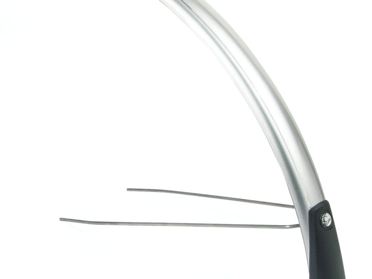 Spatbordset Eurofender Snello 28" x 51 mm - zilver