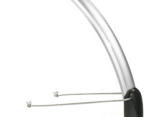 Voorspatbord Eurofender Snello 28" x 46 mm - smoke / titanium