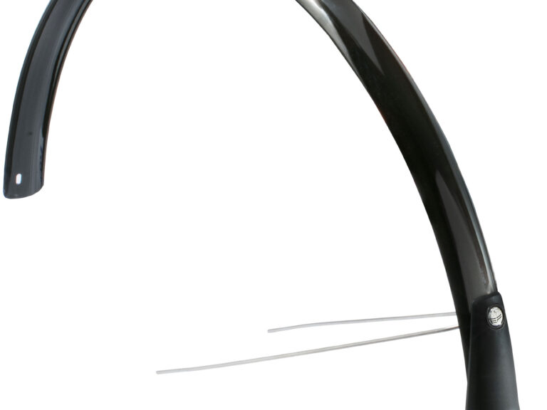 Achterspatbord Eurofender Snello 28" x 51 mm - zwart