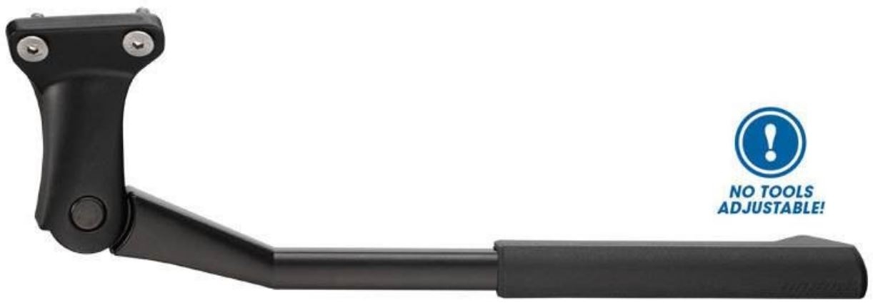 Fietsstandaard 26-28" Ursus Mooi achterbrugmontage - met 40mm bevestigingsplaat - zwart - Afbeelding 3