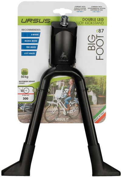 Middenstandaard 28" Ursus Big Foot 2-poot - zwart - Afbeelding 2